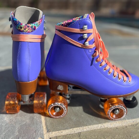Beach Bunny Roller Skates by Moxi Skates | Periwinkle/Sunset | US Women's 8.5-9 - Picture 3 of 12